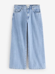 Cotton On Blue Relaxed Wide 100% Cotton Jeans - Image 1 of 1