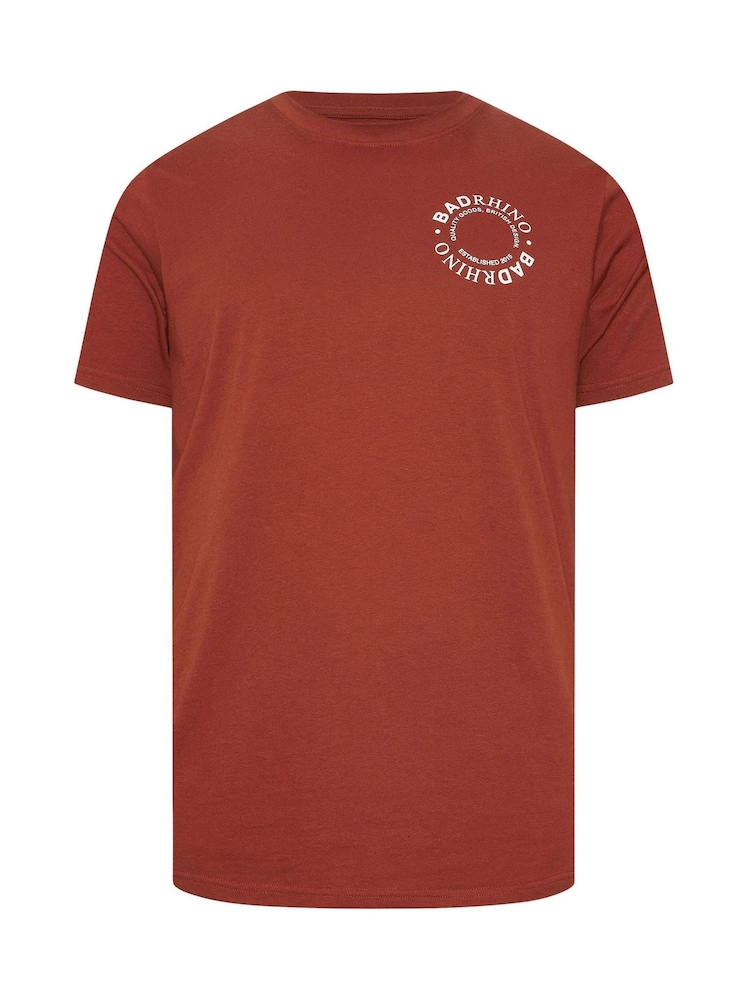 BadRhino Big & Tall Red Circle Logo 100% Cotton T-Shirt - Image 1 of 1