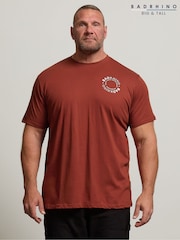 BadRhino Big & Tall Red Circle Logo 100% Cotton T-Shirt - Image 1 of 9
