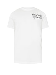 BadRhino Big & Tall White Lucky Casino 100% Cotton T-Shirt - Image 1 of 2