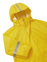 Reima Yellow Waterproof Raincoat Lampi - Image 3 of 6