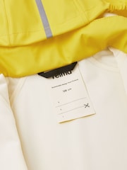 Reima Yellow Waterproof Raincoat Lampi - Image 5 of 6