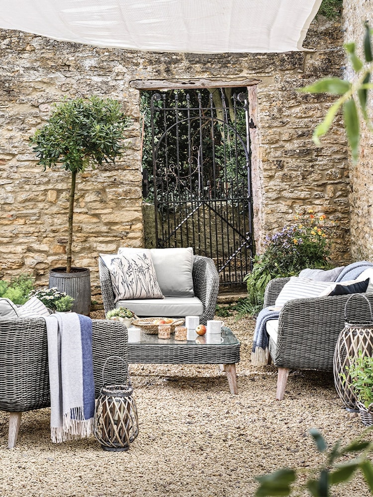 Cotswold Company 4 Piece Dark Ashcroft Garden Lounge Set - Image 1 of 4