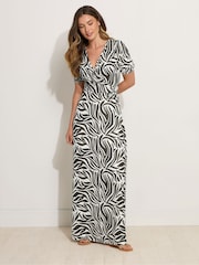 Verde - Vestido largo con diseño cruzado de Long Tall Sally - Imagen 1 de 6