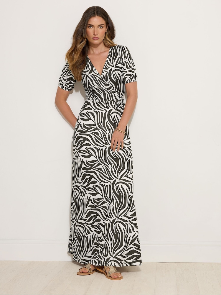 Verde - Vestido largo con diseño cruzado de Long Tall Sally - Imagen 2 de 6