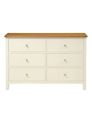 Cotswold Company Classic Cream Simply 6 Drawer Chest of Drawers - Image 2 of 6