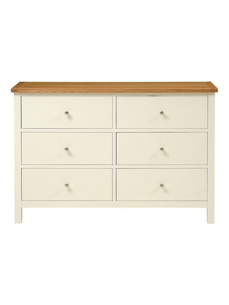 Cotswold Company Classic Cream Simply 6 Drawer Chest of Drawers - Image 2 of 6