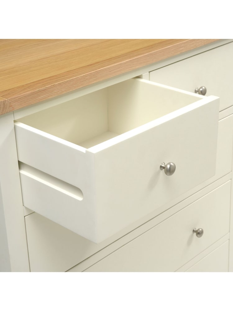 Cotswold Company Classic Cream Simply 5 Drawer Chest of Drawers - Image 2 of 6