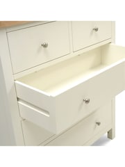 Cotswold Company Classic Cream Simply 5 Drawer Chest of Drawers - Image 5 of 6