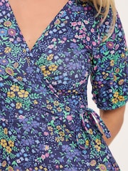 M&Co Petite Wrap Maxi Dress - Bild 4 von 5