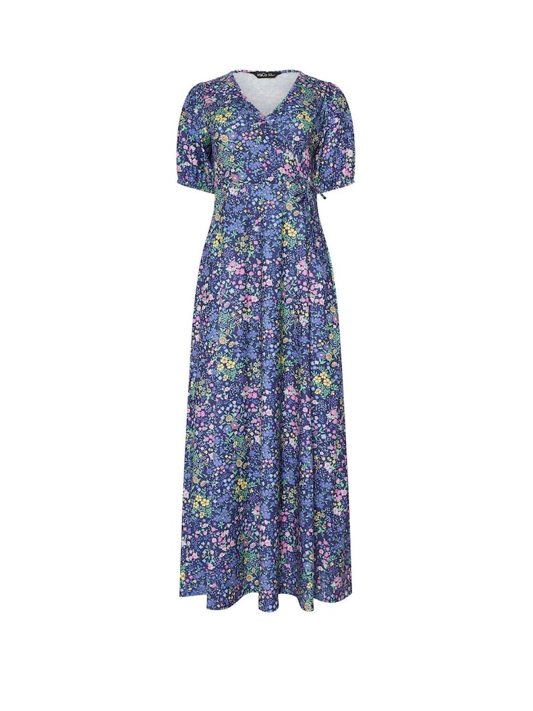 M&Co Petite Wrap Maxi Dress - Bild 5 von 5