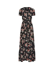 Long Tall Sally Black Tie Waist Maxi Dress - Image 1 of 5