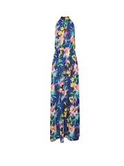 Long Tall Sally Blue Halterneck Dress - Image 6 of 6