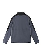 Reima Black Fleece Colourblock Quarter Zip Sweater Laduille - Image 2 of 6