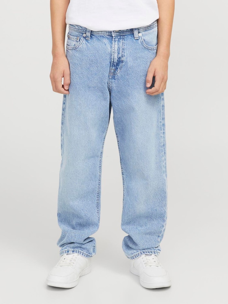 Svetlo modra - JACK & JONES JUNIOR Chris kavbojke sproščenega kroja - Slika 1 iz 5 Svetlo modra - JACK & JONES JUNIOR Chris kavbojke sproščenega kroja - Slika 1 iz 5