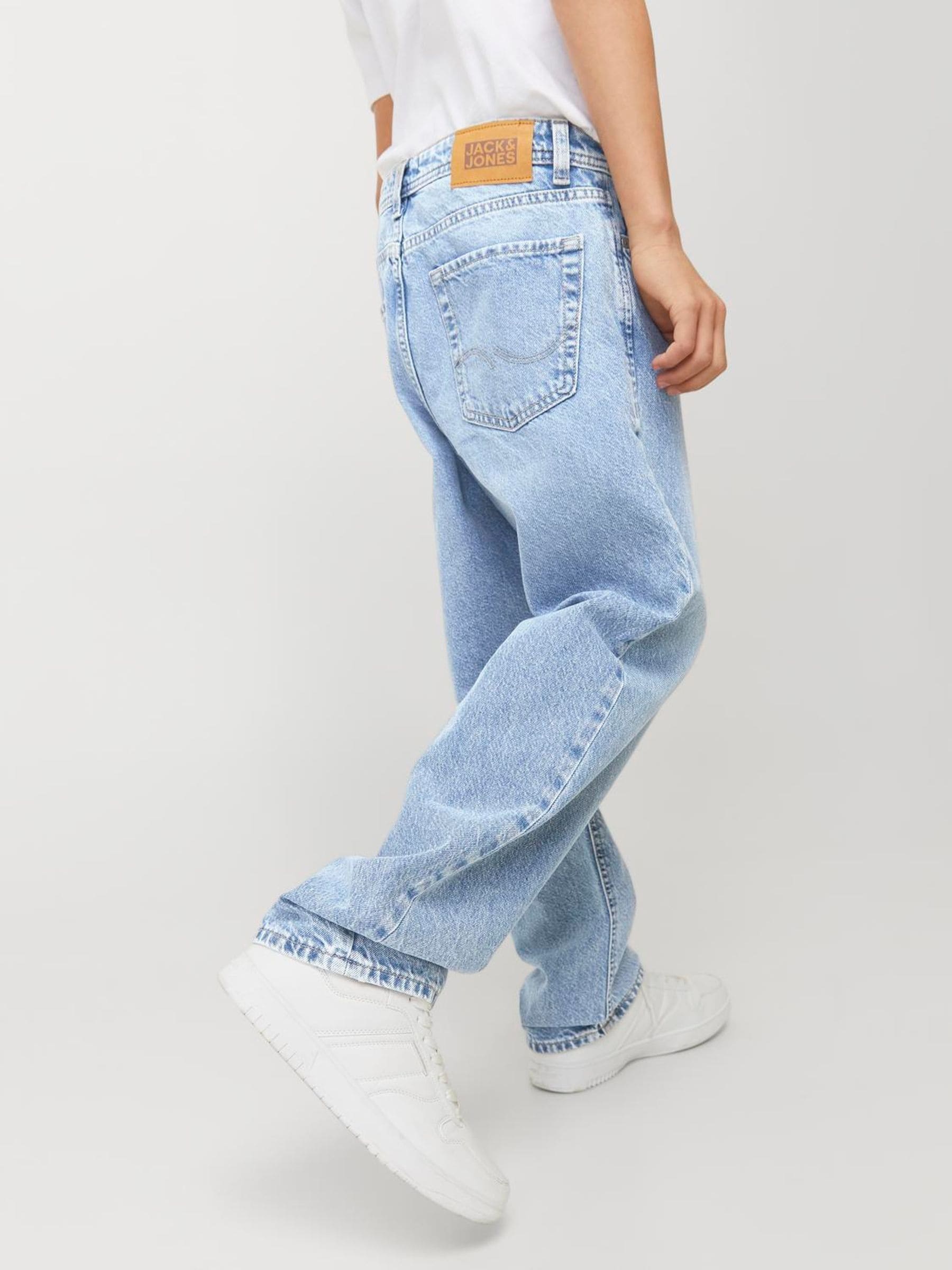 Kjøp Blå Light - JACK & JONES JUNIOR Chris Relaxed Fit Jeans from