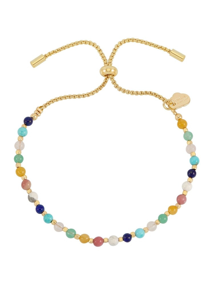Estella Bartlett Gold Tone Wellness Mixed Gemstone Amelia Bracelet - Image 1 of 3
