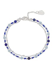 Estella Bartlett Tone Mini Blue Duo Bracelet - Imagen 1 de 3