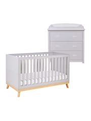 Babymore Grey Mona Universal Furniture Set 2 Piece - Image 5 of 5