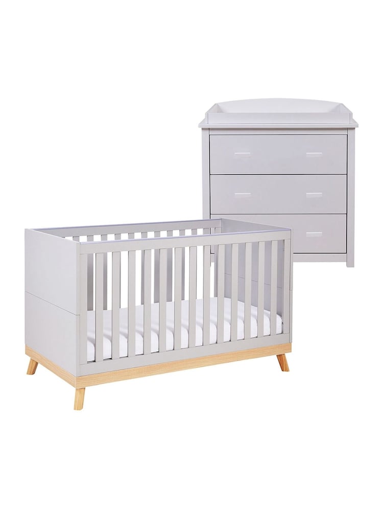 Babymore Grey Mona Universal Furniture Set 2 Piece - Image 5 of 5