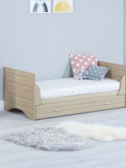 Babymore Brown Veni Cot Bed With Drawer - Image 3 of 4