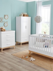 Babymore 3 Piece White Mona Nursery Furniture Set - Image 1 of 5