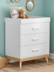 Babymore White Mona Nursery Chest Changer - Image 1 of 3