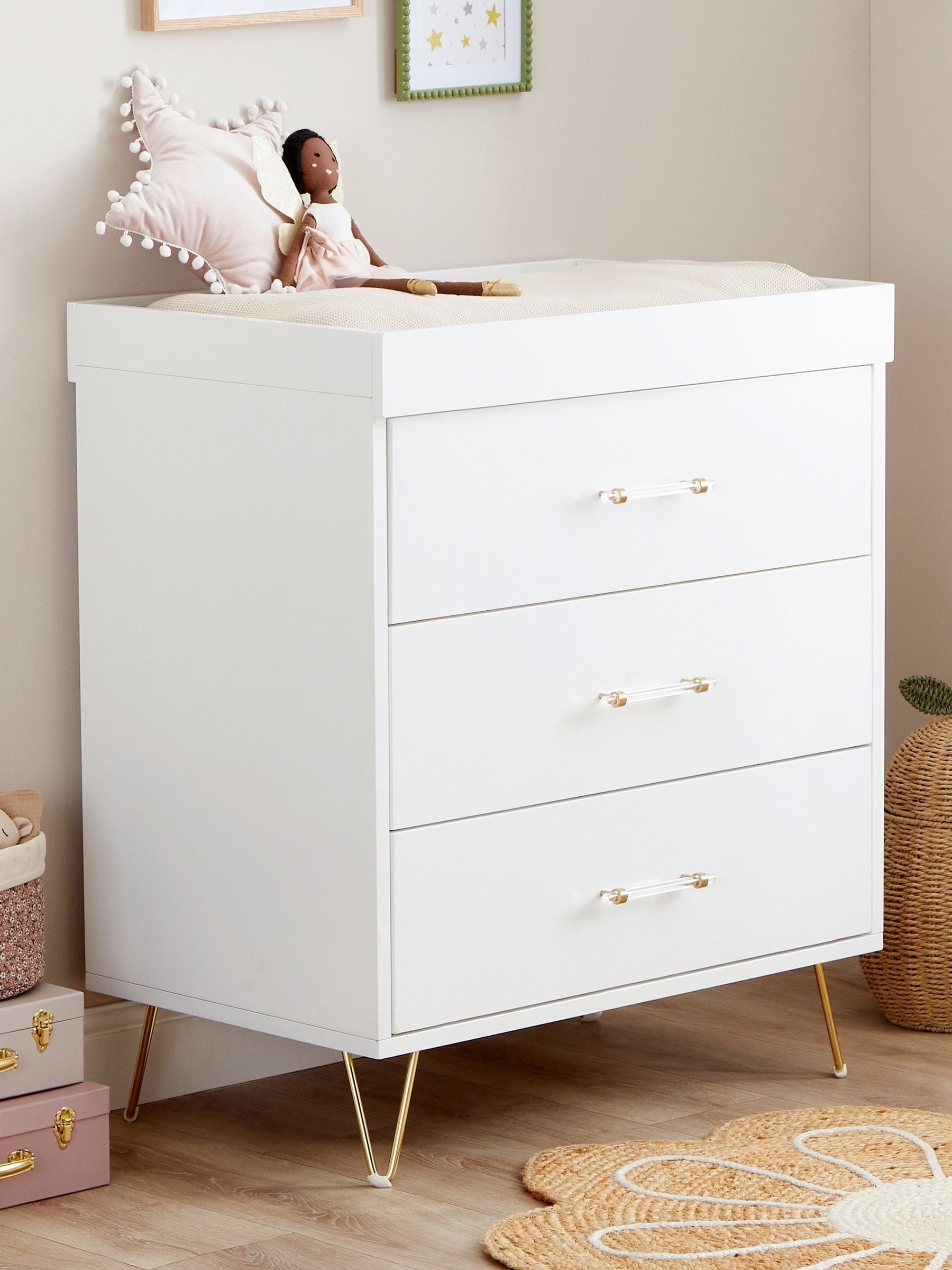 Babymore Kimi Nursery Chest Changer - Acrylic - Image 3