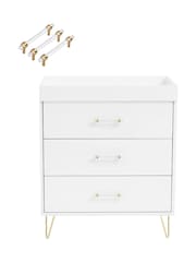 Babymore Acrylic Kimi Nursery Chest Changer - Image 4 of 4