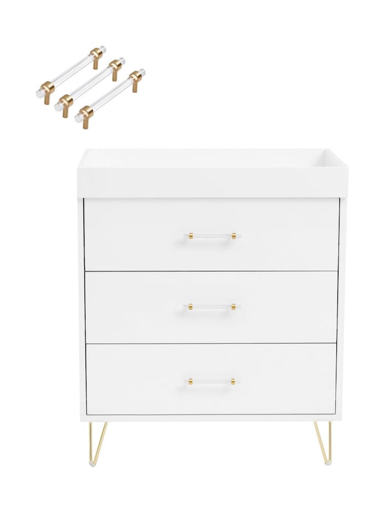 Babymore Acrylic Kimi Nursery Chest Changer - Image 4 of 4