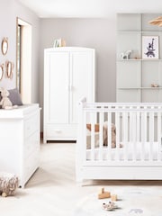 Babymore 3 Piece White Eva Furniture Set - Image 2 of 6
