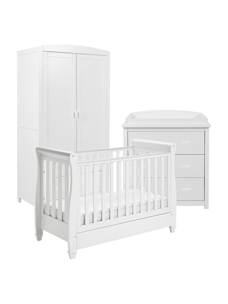 Babymore 3 Piece White Eva Furniture Set - Image 6 of 6
