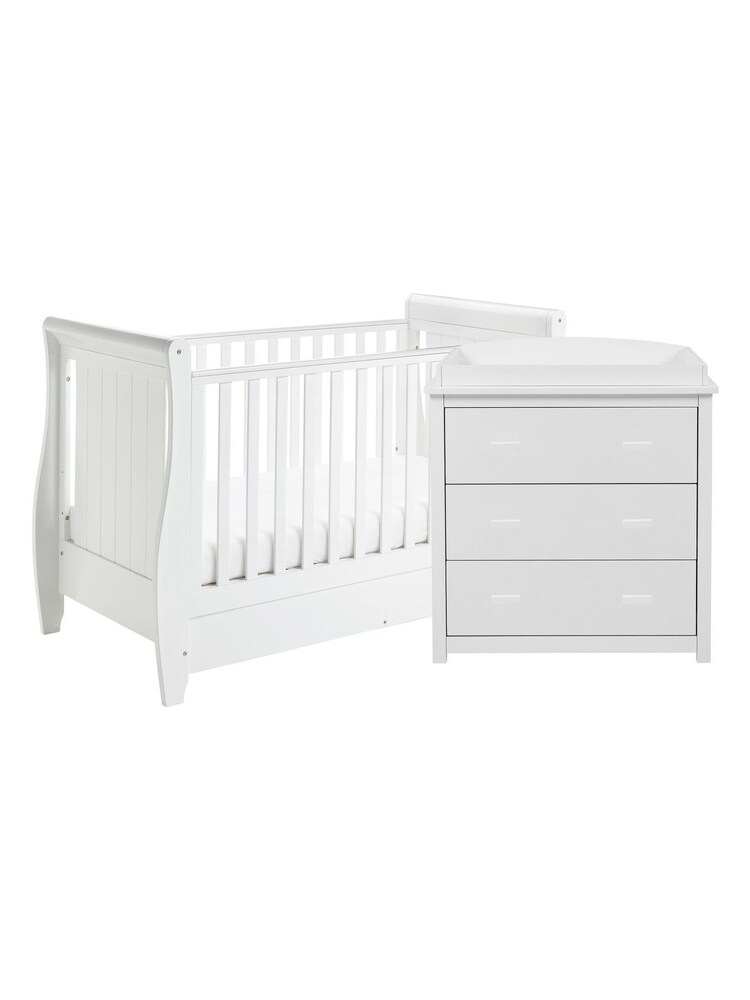 Babymore White Stella Furniture Set 2 Piece - Image 5 of 5