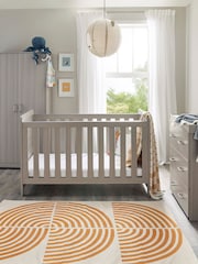 Babymore 3 Piece Grey Wash Caro Nursery Furniture Set - Image 2 of 6