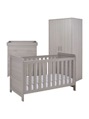 Babymore 3 Piece Grey Wash Caro Nursery Furniture Set - Image 6 of 6