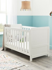 Babymore 3 Piece White Wash Caro Nursery Furniture Set - Image 3 of 6