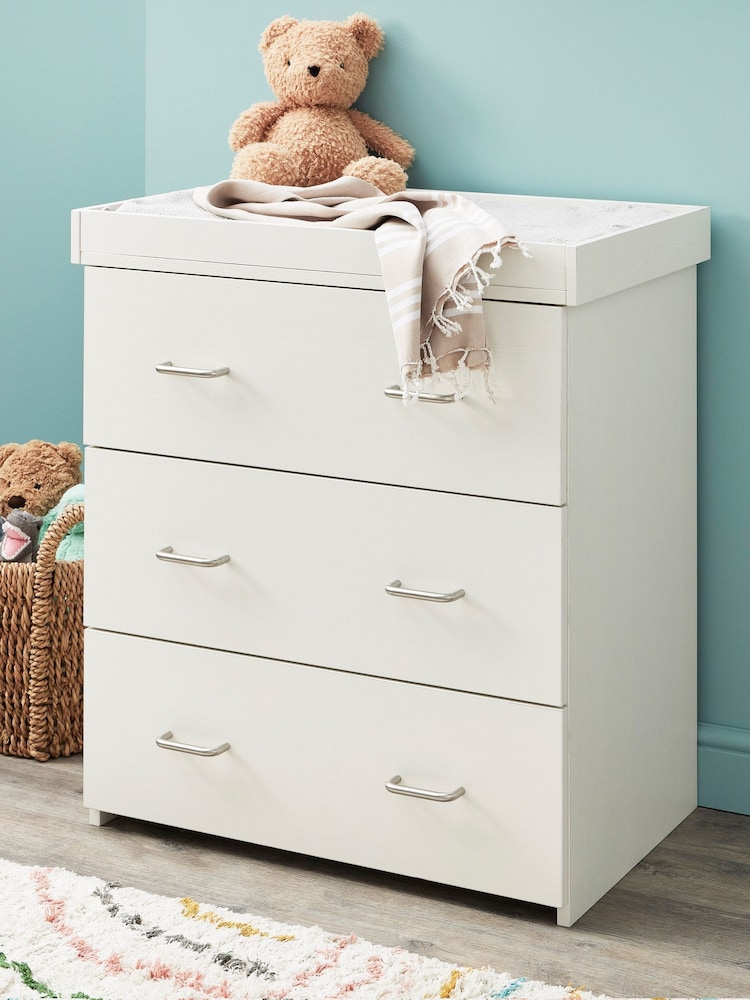 Babymore White Wash Caro Changer Chest - Image 1 of 3