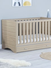 Babymore 3 Piece Oak Veni Furniture Set with Drawer - Image 3 of 6