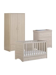 Babymore 3 Piece Oak Veni Furniture Set with Drawer - Image 6 of 6