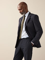 Navy Signature Nova Fides Wool Suit Jacket - Image 8 of 8