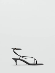 Mango Black Strappy Heels - Image 1 of 4