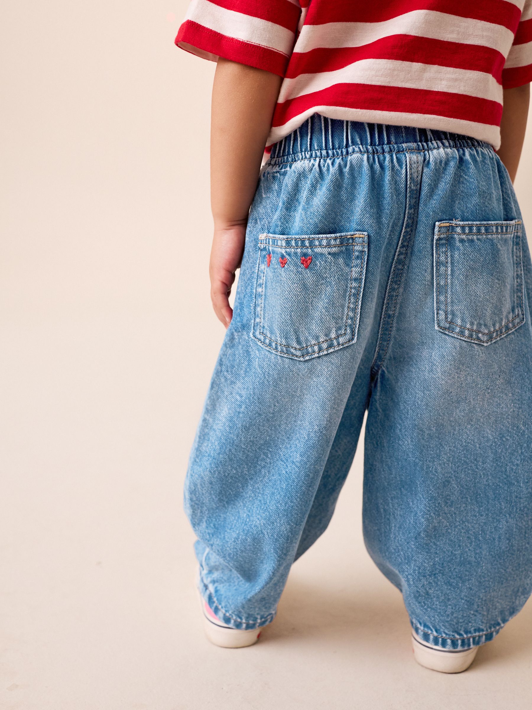 Buy Red Hearts Embroidered Jeans (3mths-7yrs) from Next USA