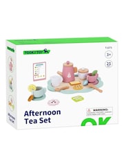 Tooky Toy Wooden Afternoon Tea Set - Image 1 of 4