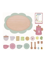 Tooky Toy Wooden Afternoon Tea Set - Image 4 of 4