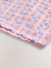 Pink/Blue Gingham Pullon Barrel Trousers (3mths-7yrs) - Image 8 of 8