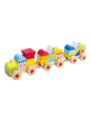 Tooky Toy Wooden Stacking Train - Image 1 of 2