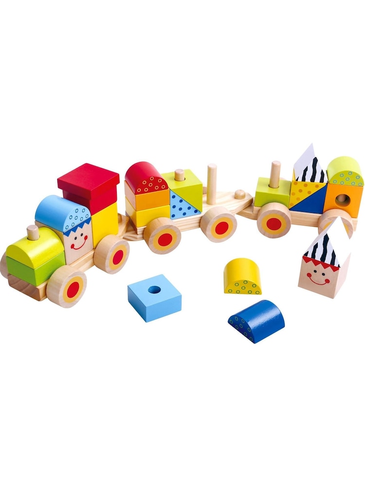 Tooky Toy Wooden Stacking Train - Image 2 of 2 Tooky Toy Wooden Stacking Train - Image 2 of 2
