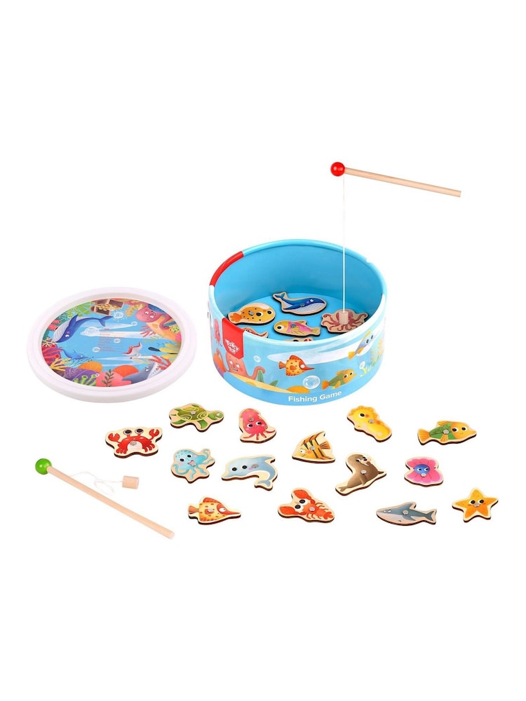 Tooky Toy Wooden Fishing Game - Image 2 of 2