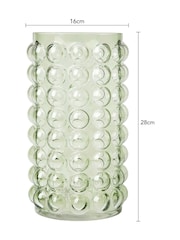 BHS Green Medium Bobble Glass Vase - Image 5 of 5