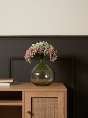 BHS Green Round Glass Vase - Image 1 of 5